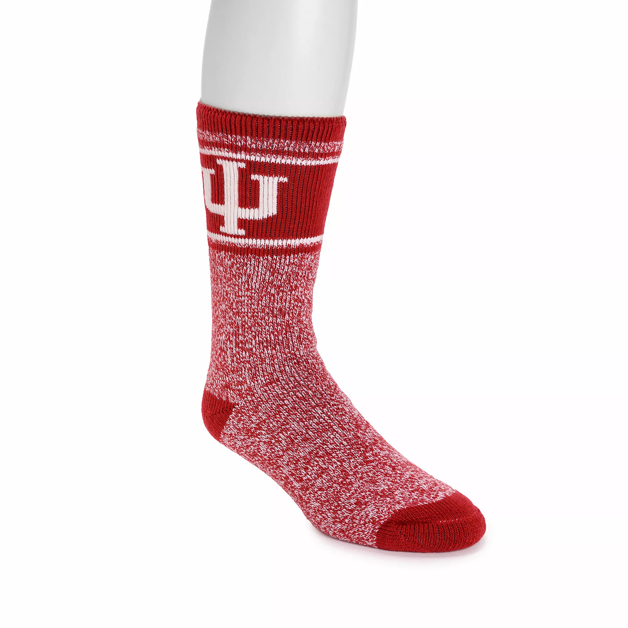 Muk Luks Unisex Game Day Indiana Hoosiers Heat Retainer Socks - Image 2