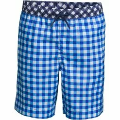 Draper James X Lands' End Boys Husky Swim Trunks