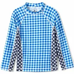 Draper James X Lands' End Kids Mock Neck Rash Guard