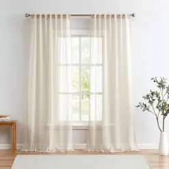 Cannon Sheer Window Panel Pair Curtains