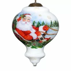 Inner Beauty Here Comes Santa Claus Christmas Ornament