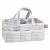 Trend Lab Dove Gray Chevron Storage Caddy