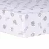 Trend Lab Safari Animals Cotton Fitted Crib Sheet
