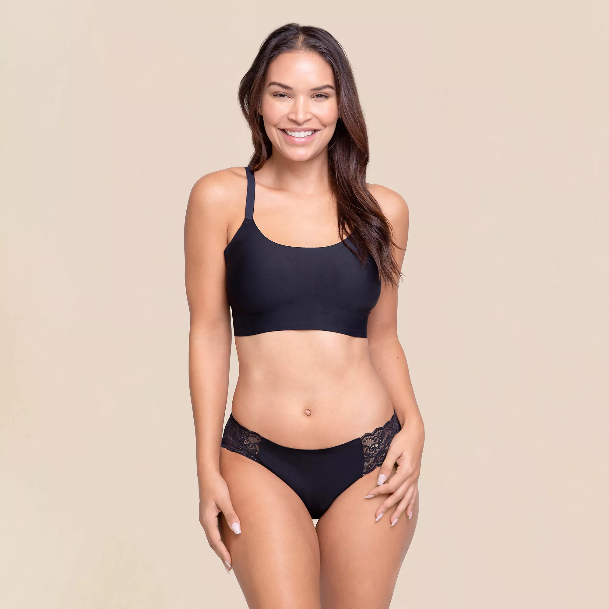 Proof Women's Leak Proof Moderate Absorbency Lacy Cheeky Underwear - Image 5