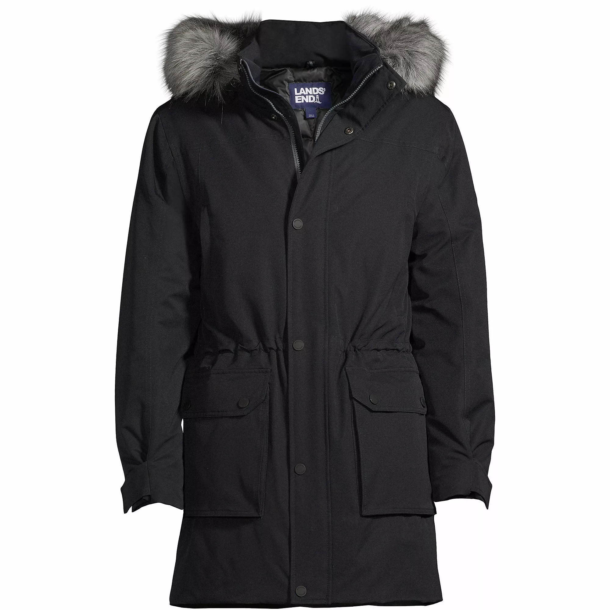Lands' End Men's Big And Tall Expedition Down Waterproof Winter Parka - Image 7