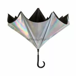 ShedRain UnbelievaBrella Reverse Closing Auto Open Crook Handle Umbrella