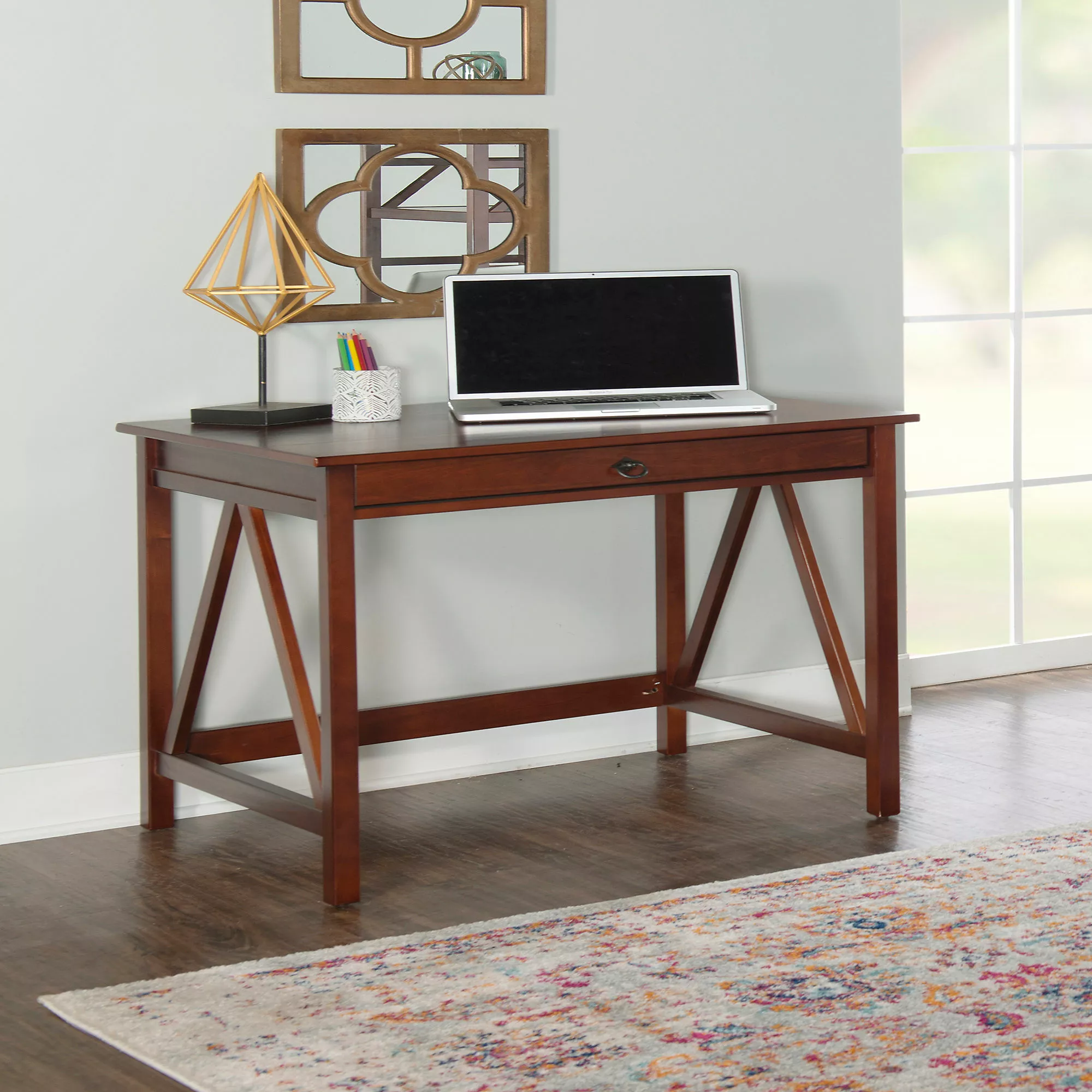 Linon Home Torridon Wood Laptop Desk - Image 5