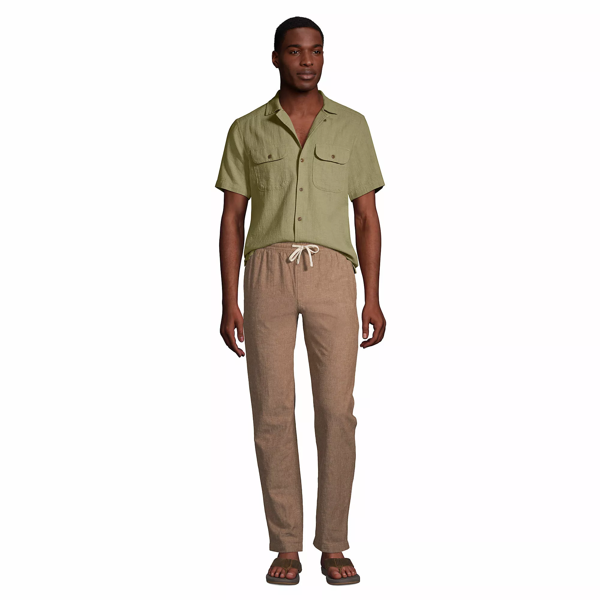 Lands' End Men's Linen Vacation Shirt - Image 4