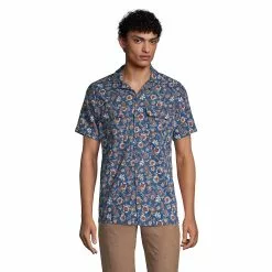 Lands' End Men's Linen Vacation Shirt