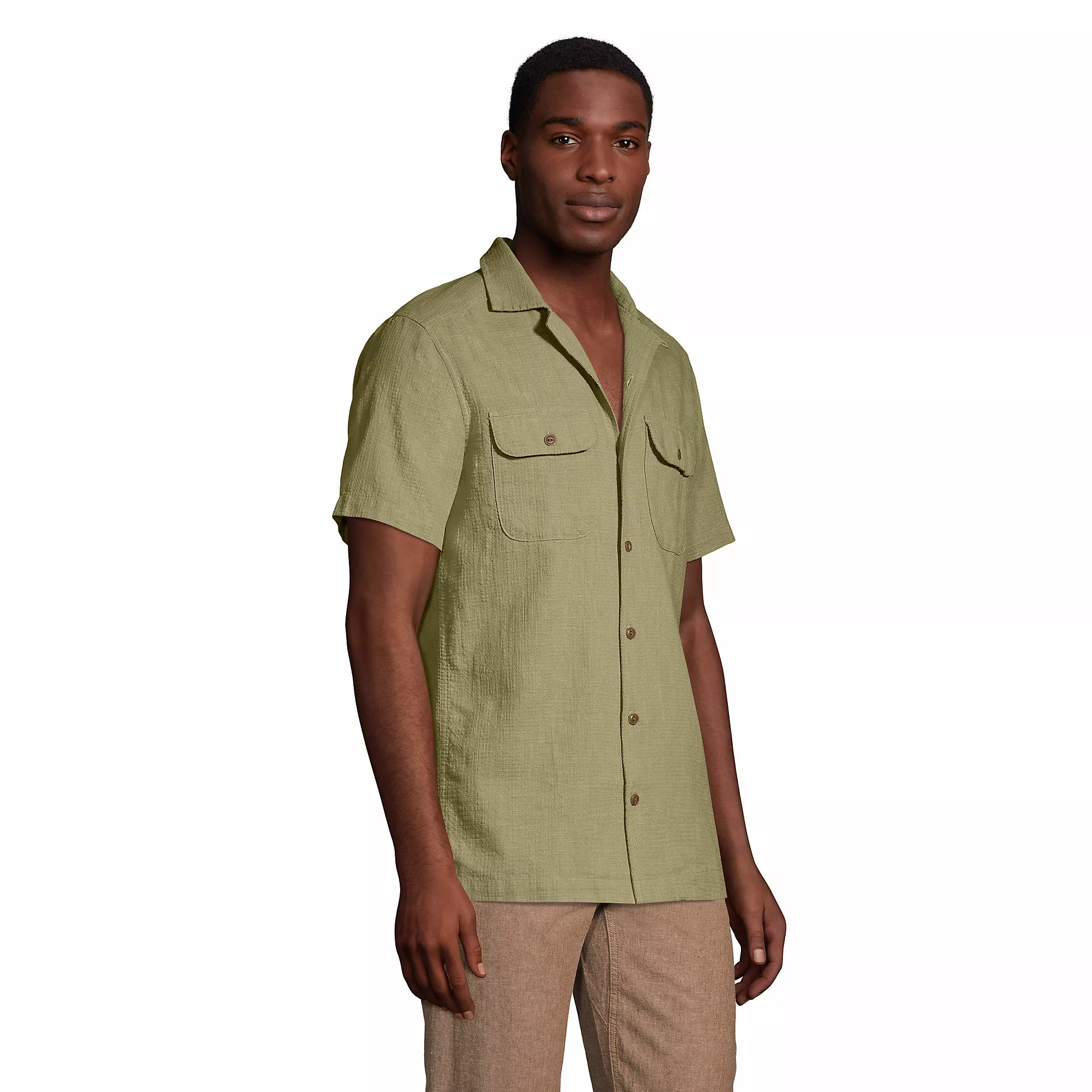 Lands' End Men's Linen Vacation Shirt - Image 3