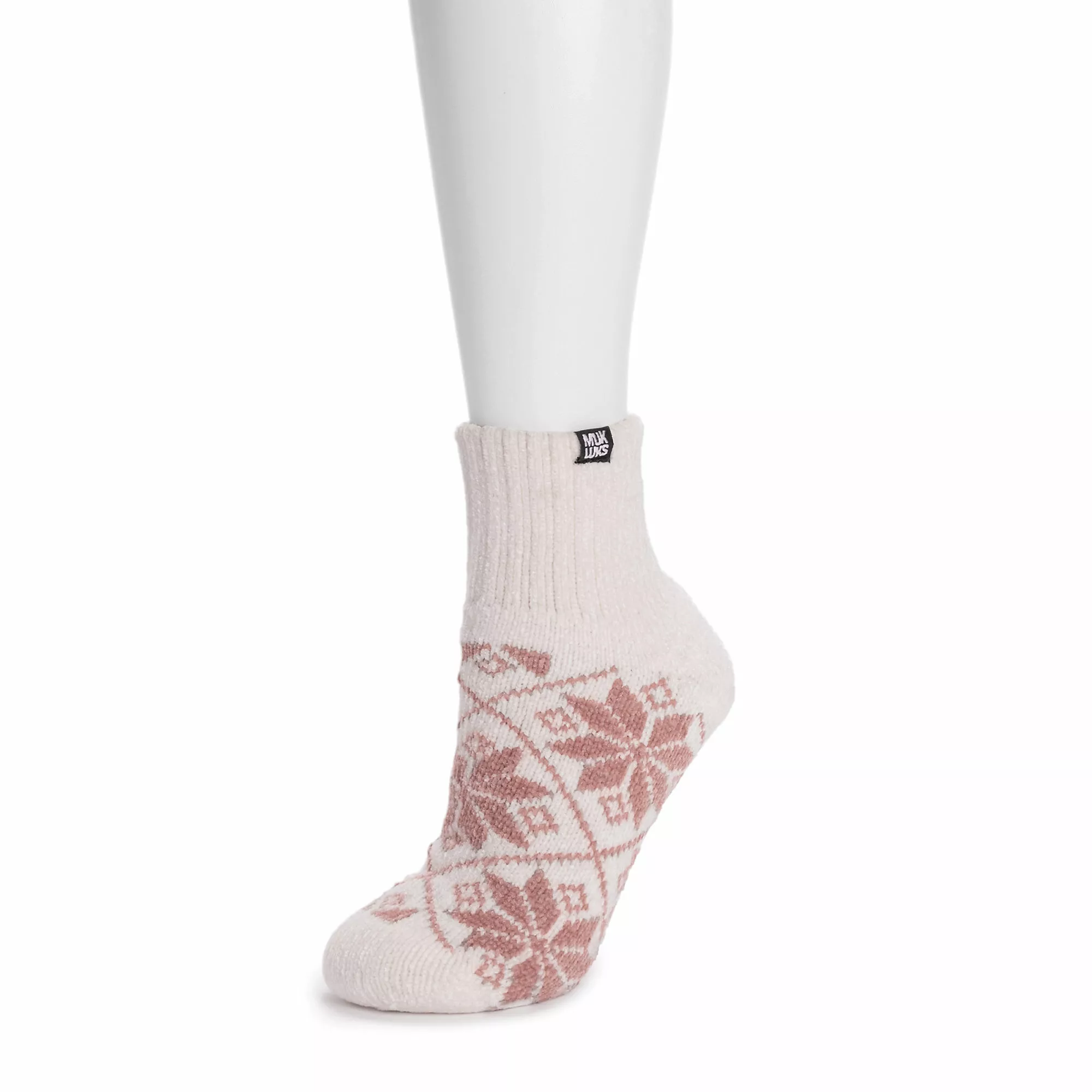 Muk Luks Women's Chenille Sock And Winter Headband Set - Image 2