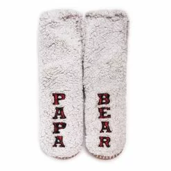 Muk Luks Men's Papa Bear Slipper Socks