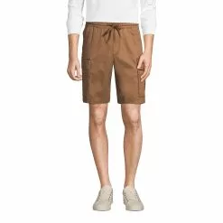 Lands' End Men's Cotton Tencel Pull On Shorts