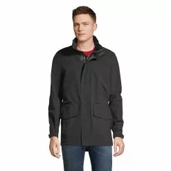 Lands' End Men's Custom Embroidered Outrigger Fleece Lined Parka