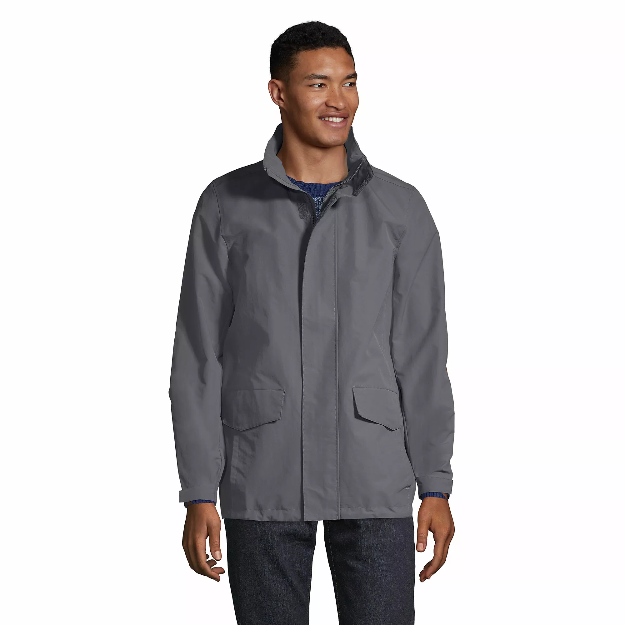Lands' End Men's Custom Logo Outrigger Mesh Lined Jacket