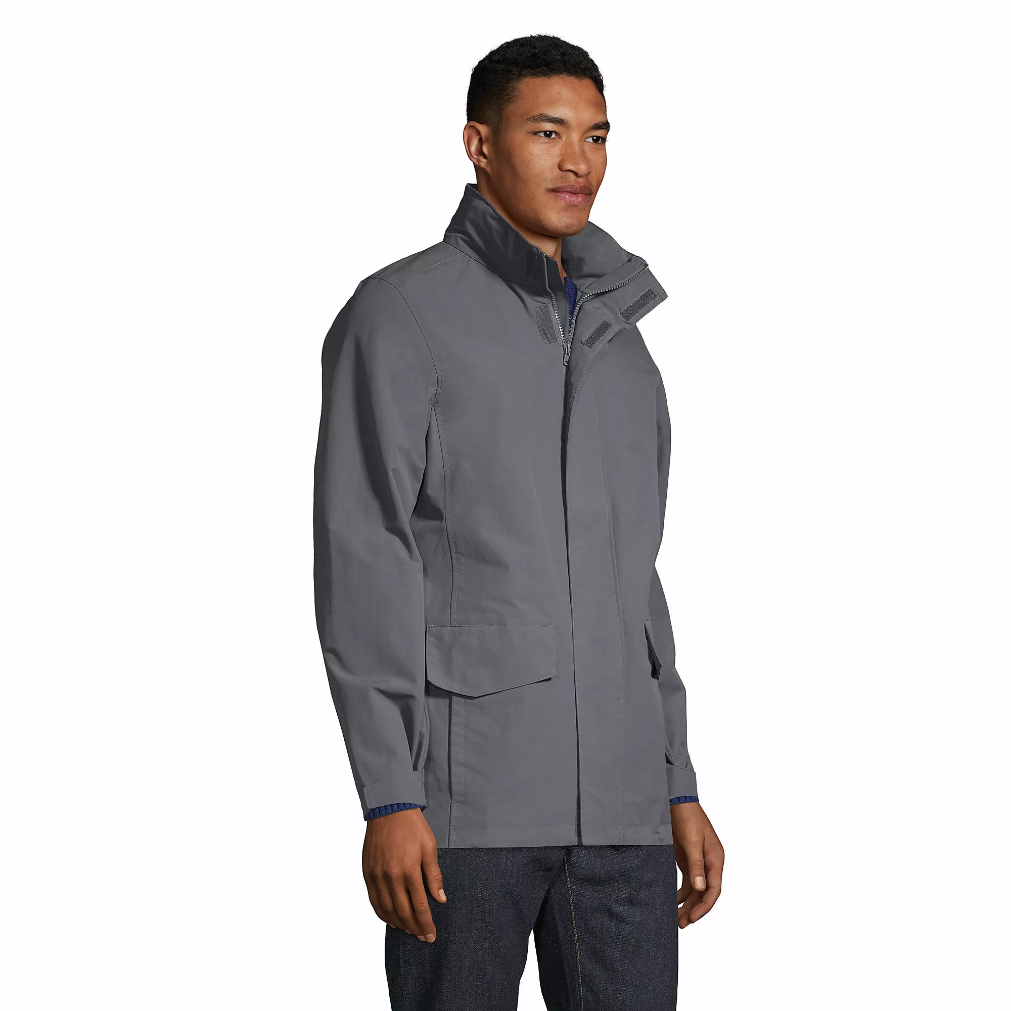 Lands' End Men's Custom Logo Outrigger Mesh Lined Jacket - Image 3