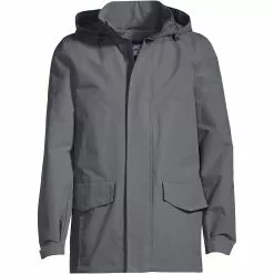 Lands' End Men's Big Custom Logo Outrigger Mesh Lined Jacket