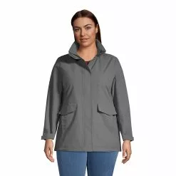 Lands' End Women's Plus Size Custom Embroidered Fleece Lined Outrigger Jacket