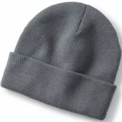 Lands' End Unisex Knit Cuffed Winter Beanie