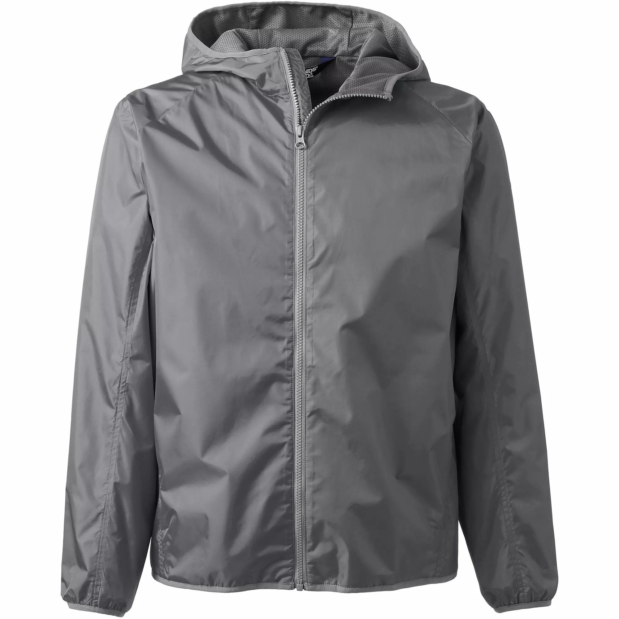 Lands' End Unisex Big Full Zip Windbreaker Jacket