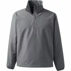 Lands' End Unisex Quarter Zip Pullover Windshirt
