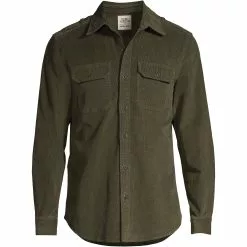 Blake Shelton X Lands' End Men's Big And Tall Corduroy Work Shirt