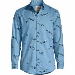 Blake Shelton X Lands' End Men's Traditional Fit Flagship Flannel Shirt