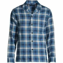 Blake Shelton X Lands' End Men's Classic Fit Flannel Pajama Shirt