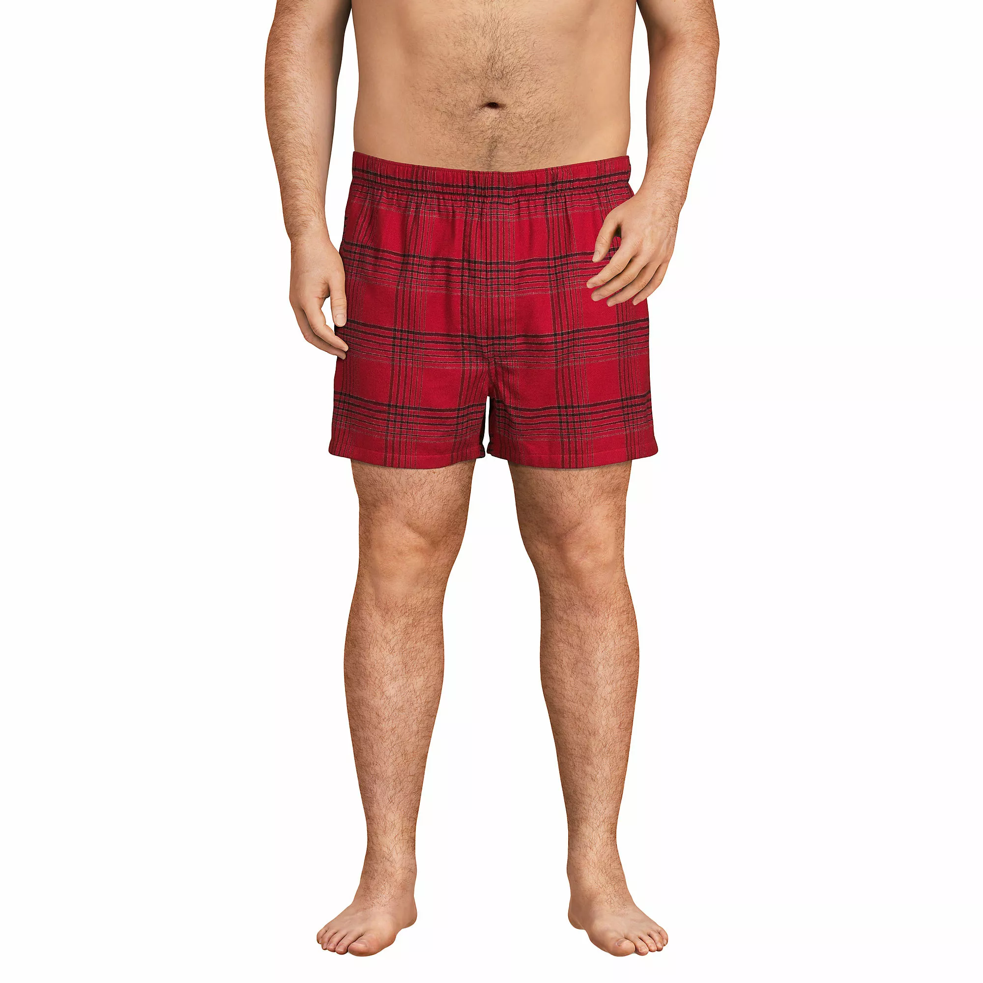 Blake Shelton X Lands' End Men's Big And Tall Classic Fit Flannel Boxers - Image 3