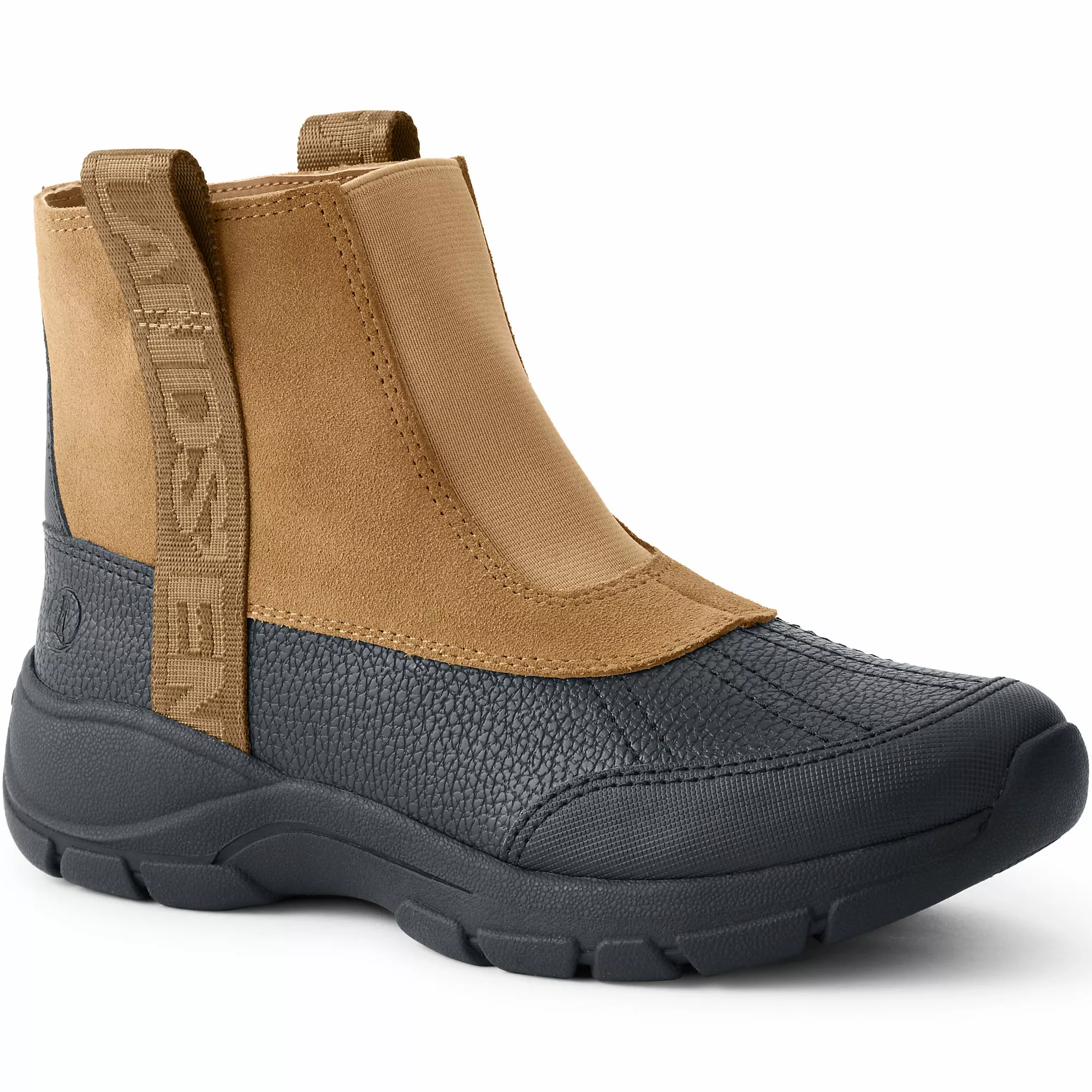 Lands' End Women's All Weather Suede Pull On Boots