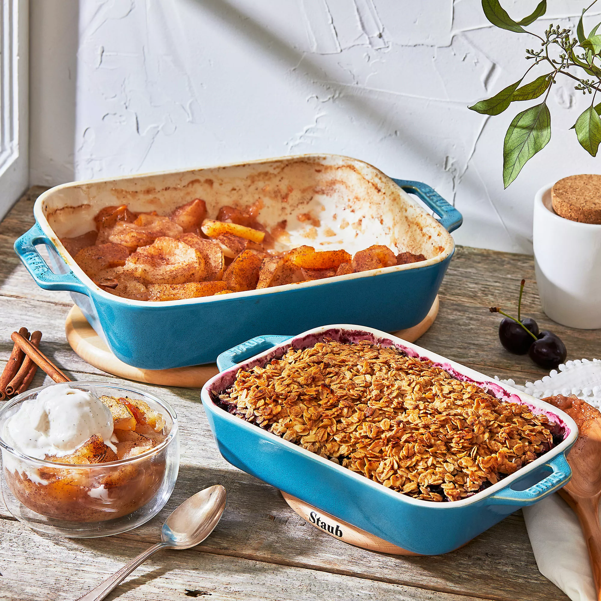 Staub Ceramic Rectangular Baking Dish Set - 2 Piece - Image 2