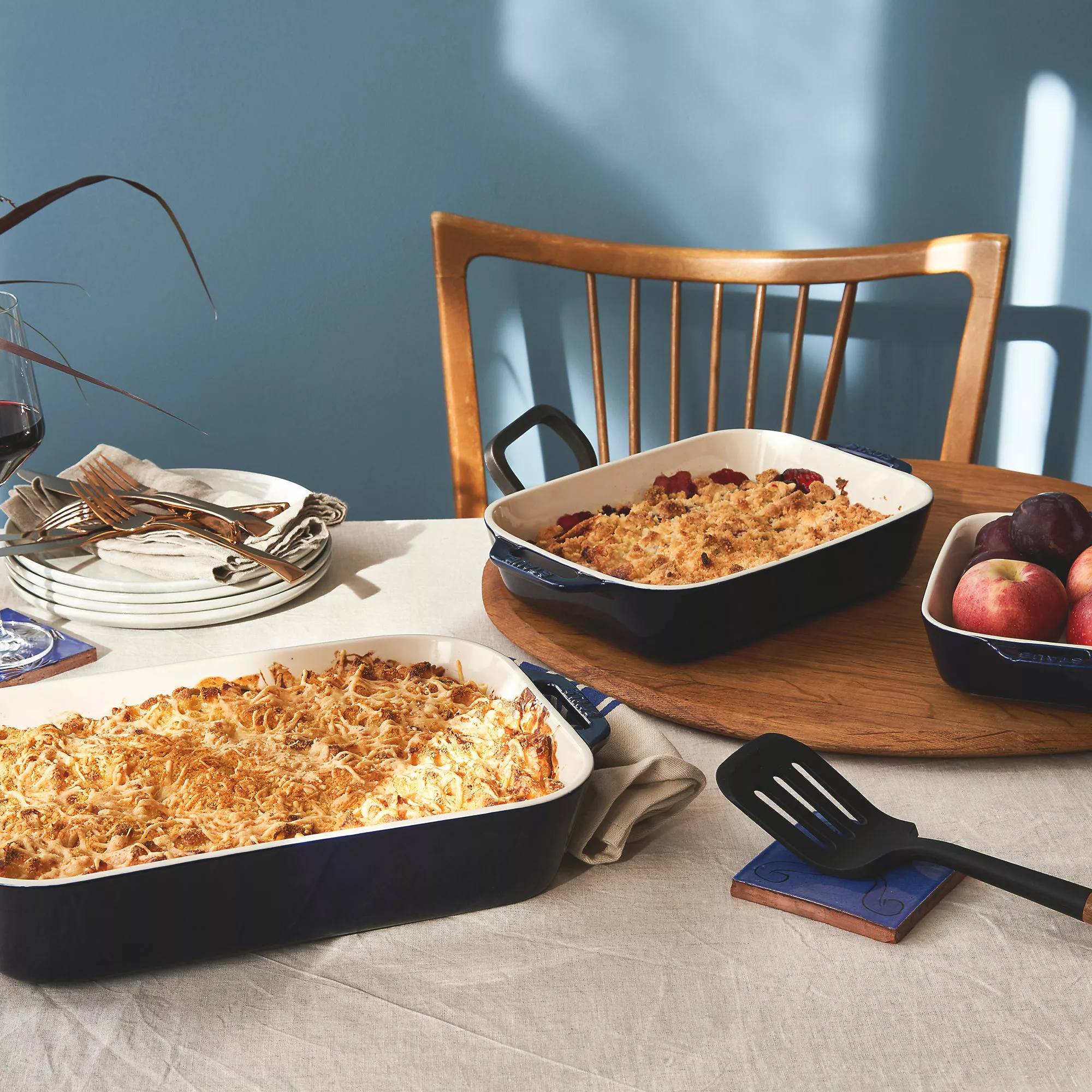 Staub Ceramic Rectangular Baking Dish Set - 3 Piece - Image 4