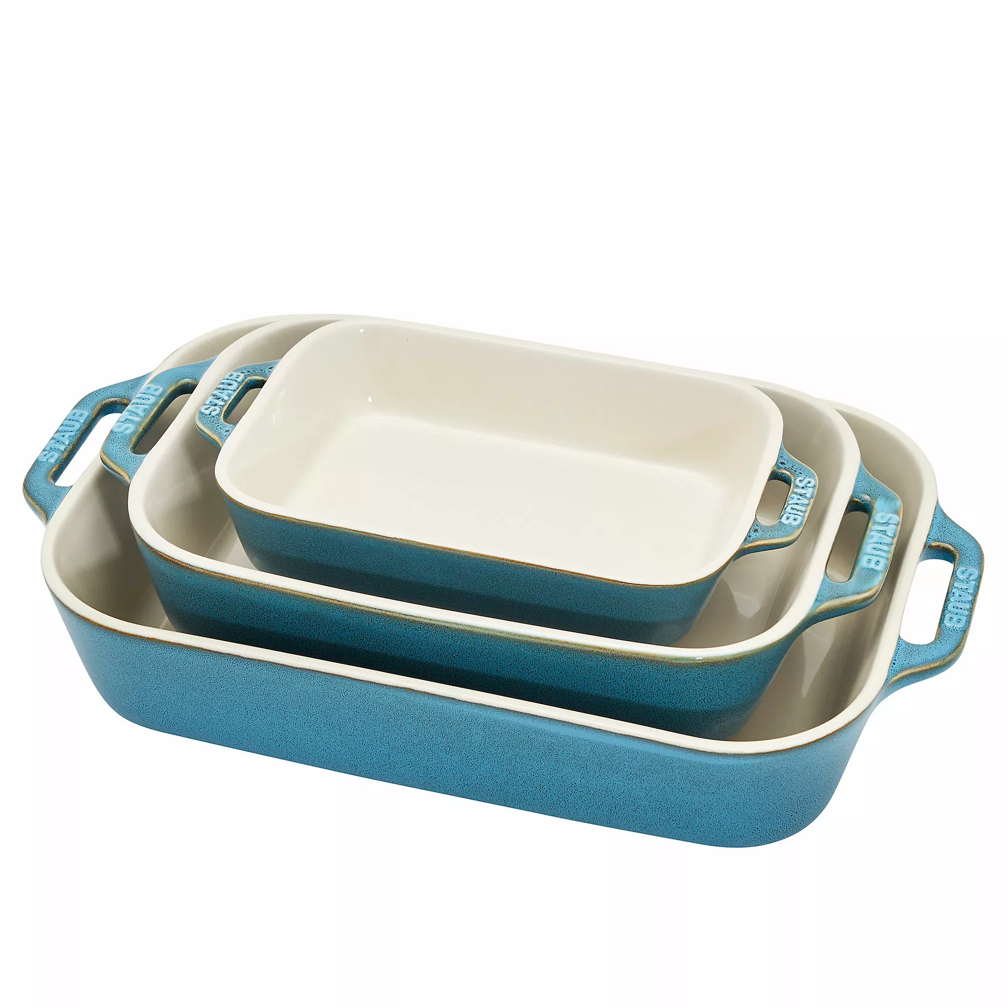 Staub Ceramic Rectangular Baking Dish Set - 3 Piece