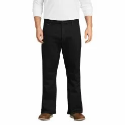 Blake Shelton X Lands' End Men's Big And Tall Black Off Stage Bootcut Jeans
