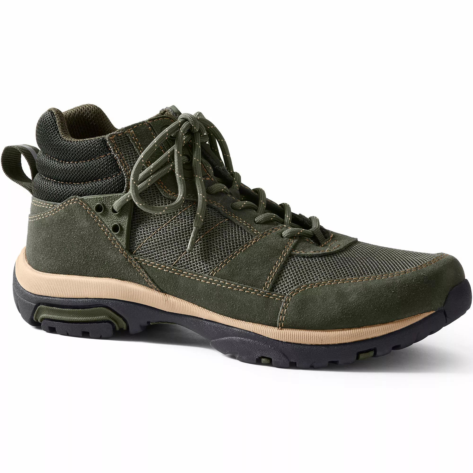 Blake Shelton X Lands' End Men's Suede Leather Trekker Hiking Boots