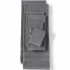 Lands' End Turkish Textured Spa Towel 6 Piece Set
