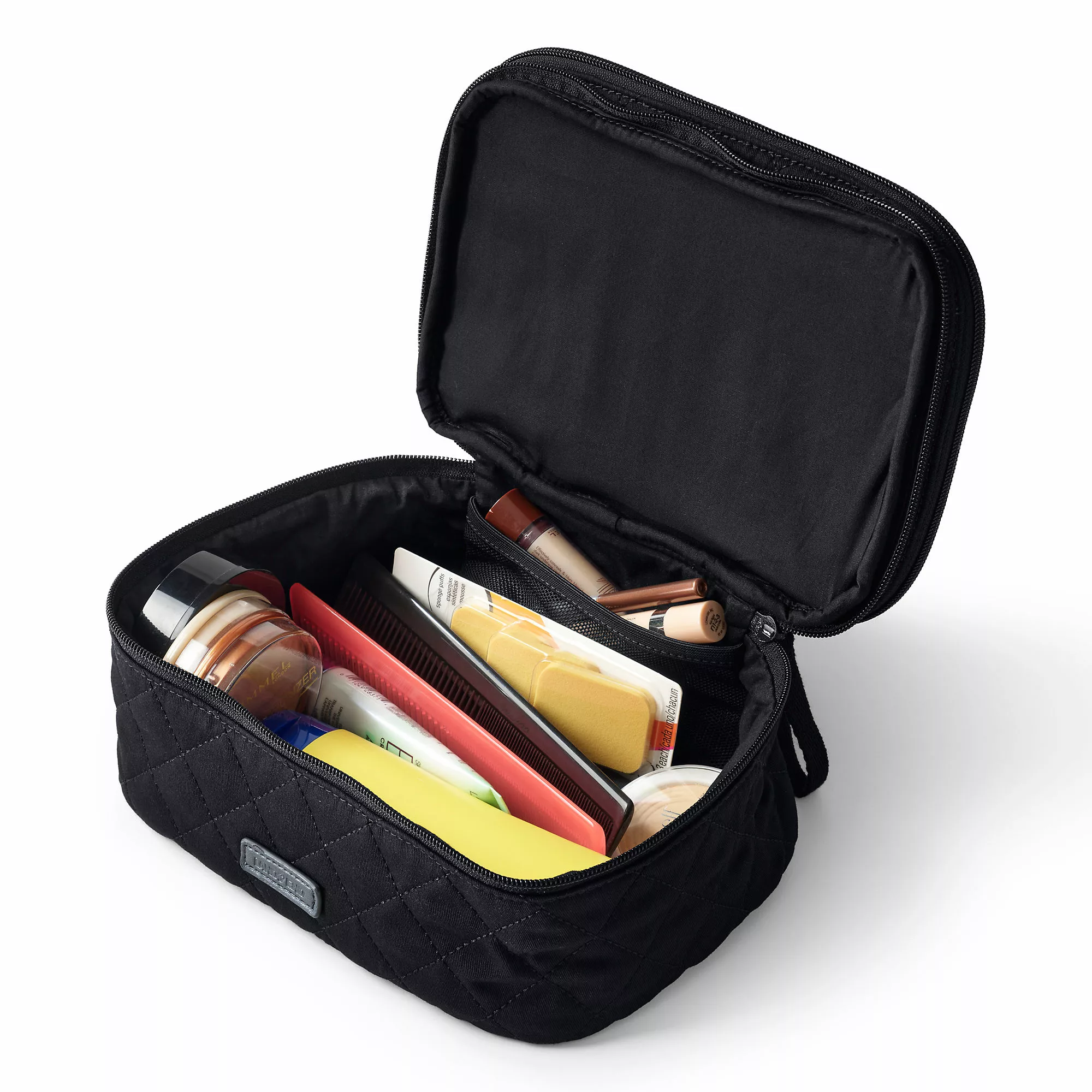 Lands' End Quilted Cosmetic Case - Image 3