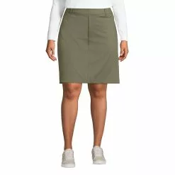 Women's Plus Size Lands' End Flex High Rise Pull On Skorts
