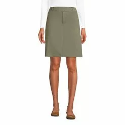 Women's Lands' End Flex High Rise Pull On Skorts