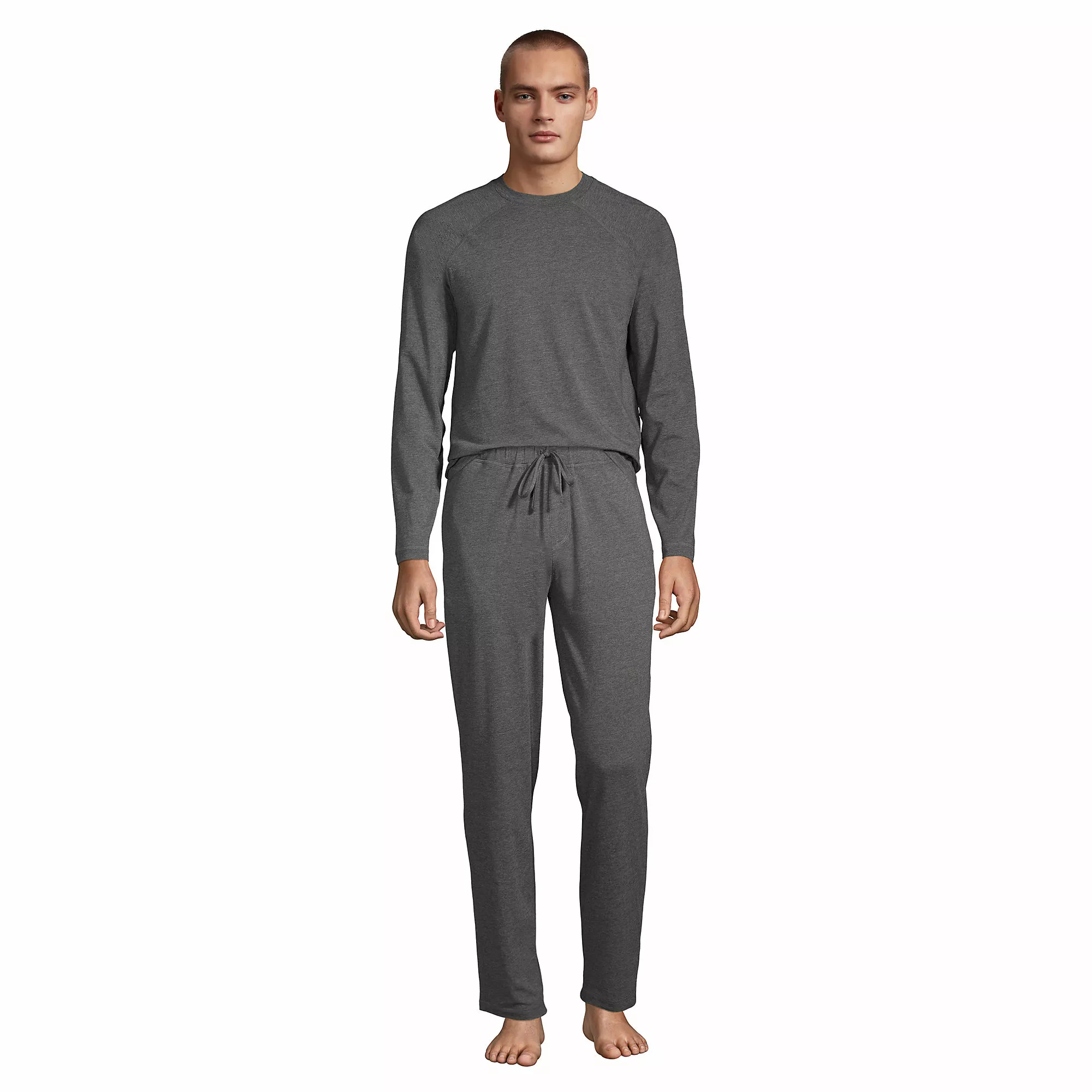 Lands' End Men's Comfort Knit Long Sleeve Crewneck - Image 4