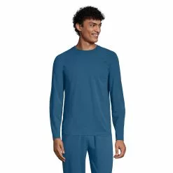 Lands' End Men's Tall Comfort Knit Long Sleeve Crewneck