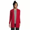 Lands' End Women's Cotton Modal Long Open Cardigan