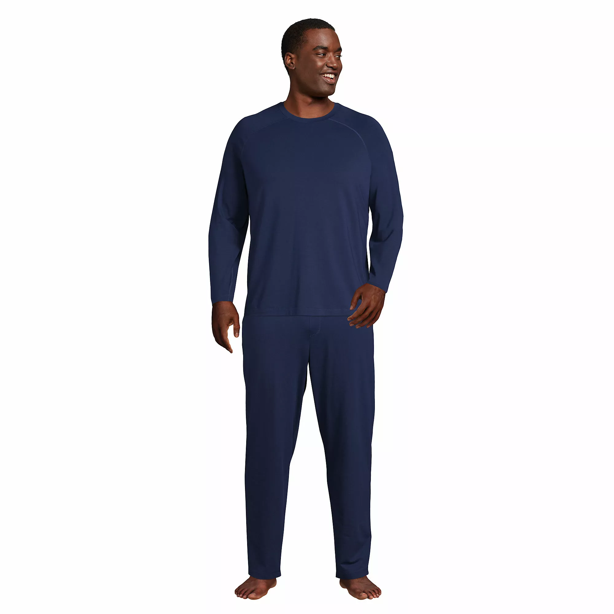 Lands' End Men's Big And Tall Comfort Knit Pants - Image 4