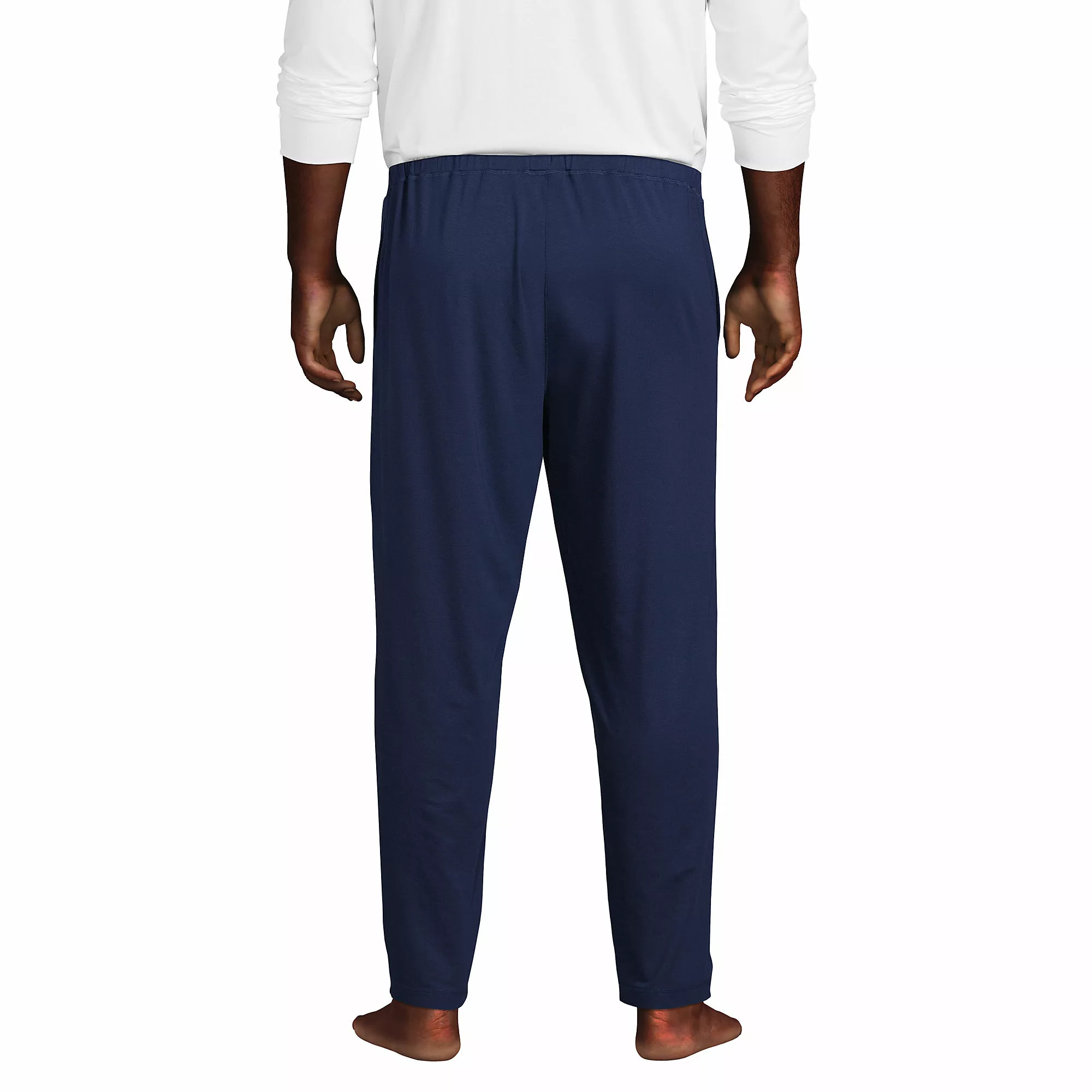 Lands' End Men's Big And Tall Comfort Knit Pants - Image 2