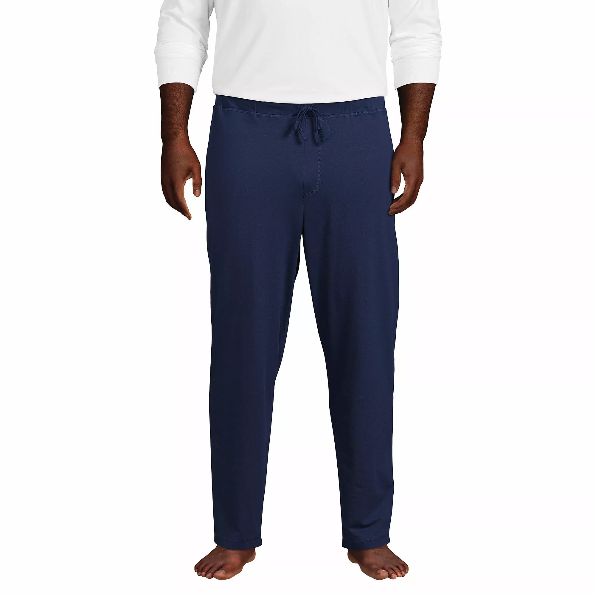 Lands' End Men's Big And Tall Comfort Knit Pants
