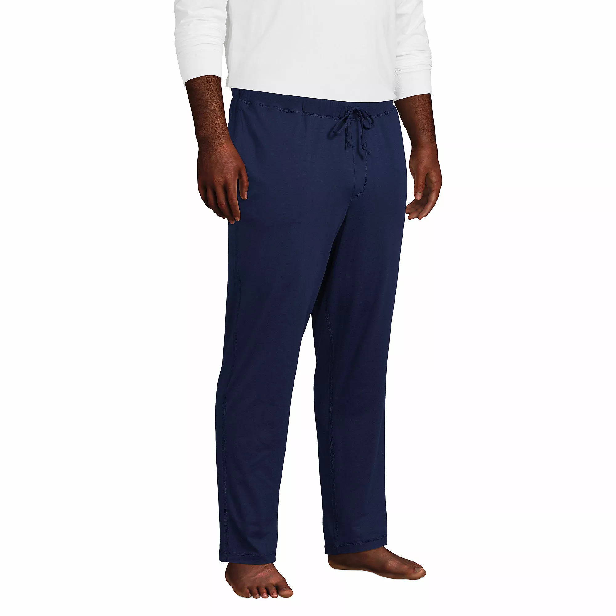 Lands' End Men's Big And Tall Comfort Knit Pants - Image 3