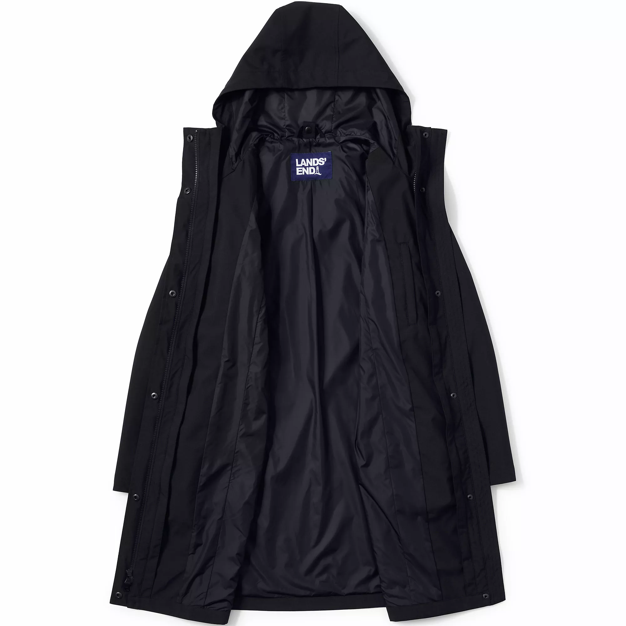 Lands' End Women's Plus Size Insulated 3 In 1 Primaloft Parka - Image 8