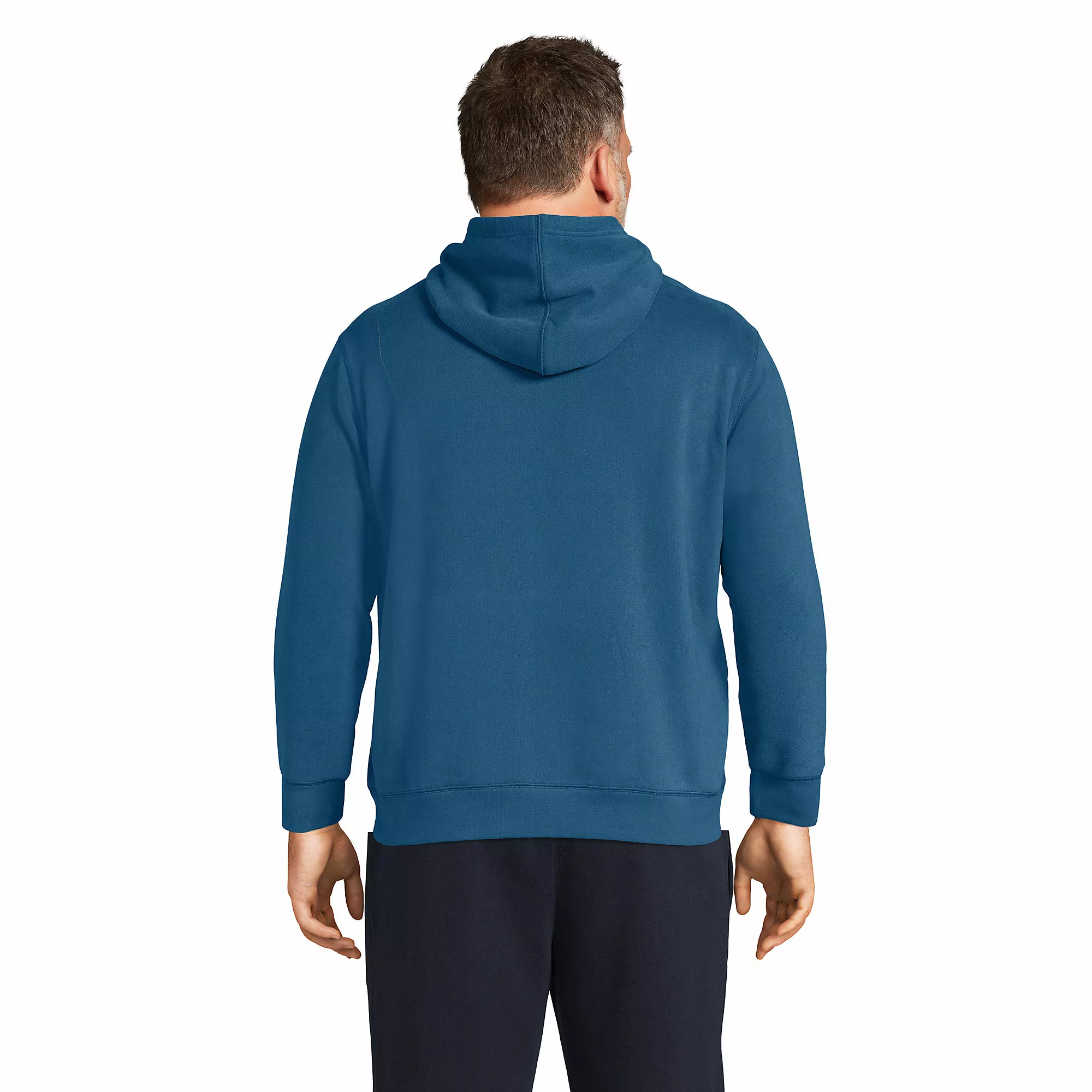 Lands' End Men's Big And Tall Serious Sweats Pullover Hoodie - Image 2