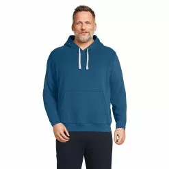 Lands' End Men's Big And Tall Serious Sweats Pullover Hoodie
