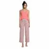 Lands' End Women's Knit Pajama Set Tank And Crop Pants